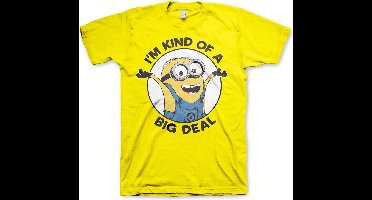 Minions I'm Kind Of A Big Deal T-Shirt Yellow-2XL
