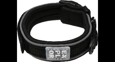Duvoplus - Halsband Voor Dieren - Hond - Ultimate Fit Comfy Halsband Fashion M - 39-44cm Granite Black - 1st