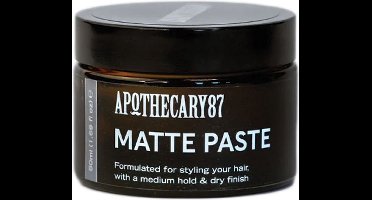 Apothecary 87 Matte Paste 50 ml. | Hair Paste