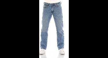 Mustang Heren Jeans Broeken Big Sur regular/straight Fit Blauw Volwassenen Denim Jeansbroek