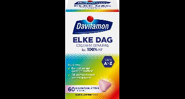 Davitamon Elke Dag - 2 x 60 kauwtabletten - Voordeelverpakking