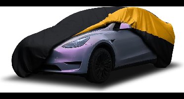 Universele autohoes, waterdicht, ademend, volledige autohoes voor bescherming tegen regen en zon, hoes voor SUV, compatibel met zeildoek voor SUV (460 tot 485 cm)