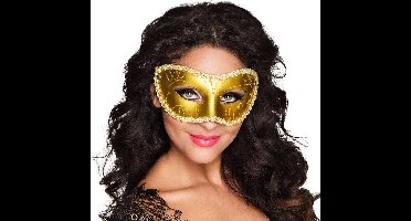 Boland - Masker Gabriella goud Goud - Volwassenen - Showgirl -