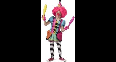 Regenboog clownspakje Mila meiden