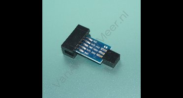 verloop Atmel AVR 10 naar 6 pins