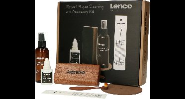 Lenco LP Schoonmaakset - Platenborstel - Vinyl en Naald Reinigingsset - Naaldborstel - TTA-6IN1