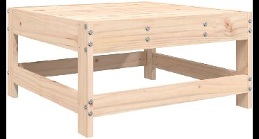 vidaXL - Tuinvoetenbank - massief - grenenhout