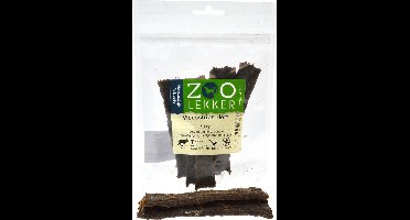 Zoolekker Vleesstrips Hert - hondensnacks - 100 gram