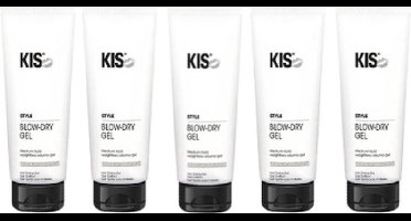 KIS - Kappers Blow Dry Gel - voordeelverpakking - 10 x 200ml