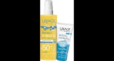 Uriage Bariésun Zeer Hoge Bescherming Hydraterende Kind Spray SPF50+ 200 ml + Gratis Crèmige Wash 50 ml