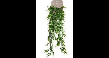 Emerald - Kunst Hangplant Bamboe 75cm - Kunstplant voor binnen