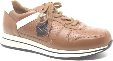 Mephisto, GREG RANDY, 6135 4830 6158, Cognacbruine heren sneakers