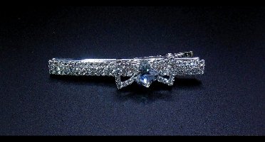 Duckklem strik-vorm met strass #4