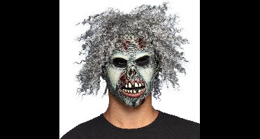 Boland - Latex masker Crazy zombie - Volwassenen - Zombie - Ondode - Halloween - Horror - Accessoire - Verkleden