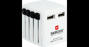 SKROSS - Reisadapter - USB Lader 2xUSB 2400 mA