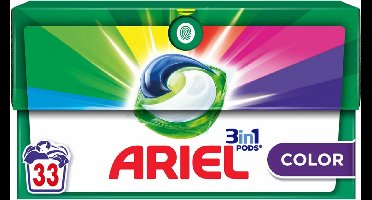 Ariel 3in1 Wasmiddel Pods Color - 4 x 33 stuks - Voordeelverpakking