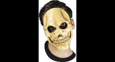 Partychimp Schedel Skull Skelet Gezichts Masker Halloween Masker voor bij Halloween Kostuum Volwassenen - Latex - One-size
