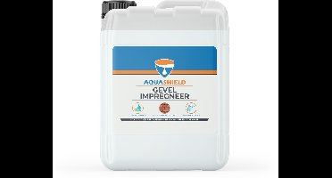 AquaShield Gevelimpregneer - Can, 5L - Watergedragen gevelimpregneermiddel - Uitstekende Waterafstotendheid