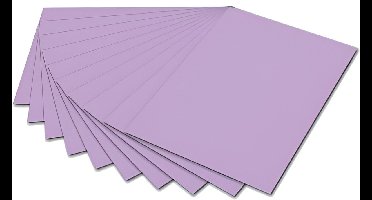 Folia tekenpapier creatief 50x70 cm 130 gr 10 vel lila multicolor.