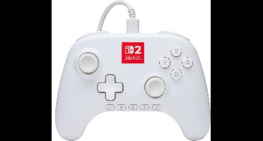 PowerA Advantage Bedrade Controller voor Nintendo Switch 2 - met Lumectra - Wit
