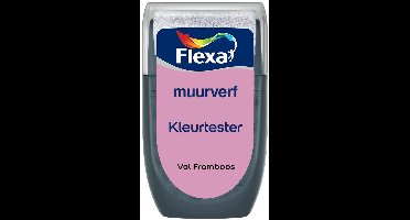 Flexa - Kleurtester Muurverf - Vol Framboos - 30 ML - Mengverf - 0.03L