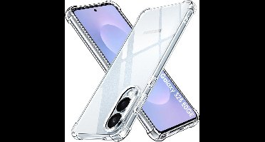 Hoesje geschikt voor Samsung Galaxy S25 Edge backcover Shockproof siliconen Transparant