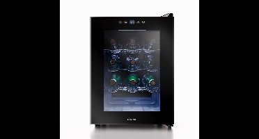 Tristar WR-7511 - Wijnkoelkast 12 Flessen - Wijnklimaatkast - 11 ⁰C tot 18 ⁰C - Zwart