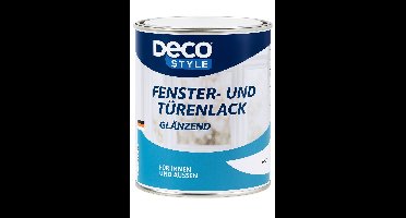 Deco Style Raam- en Deurverf – 1 L – Glanzend Wit – Waterverdunbare Acrylverf