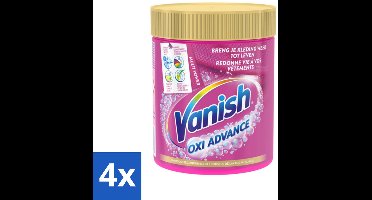 Vanish Oxi Advance - Vlekkenverwijderaar Poeder - Zonder Bleek - Gekleurde Was - 470 Gram - Voordeelverpakking - 4 stuks