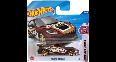 HOT WHEELS TOYOTA GR86 CUP BRONS GOLD WHEELS 79/250 1:64 HW COMPACT KINGS 1/10