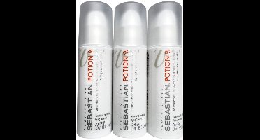 Sebastian Professional Potion 9 - 3 stuks a 50 ml styling treatment