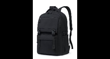 S&E 15,6 inch Rugzak met Gespdetails – Functioneel & Stijlvol