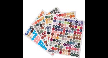 DMC Stickers - hart - Diamond painting - Stickers met kleurnummers - Diamond painting by Wietske