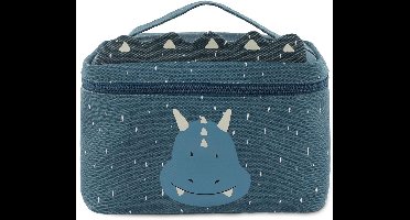 Trixie Lunchtas - Mr.Triceratops - Koeltas voor kinderen - Met naamlabel - Thermische Tas voor Lunch – Blauw – Dino