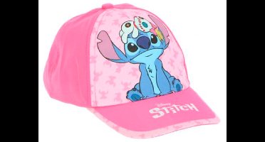 Disney Lilo & Stitch Pet – Roze – Maat 52-54 cm – Voor Meisjes – Kinder Cap - 3-9 jaar
