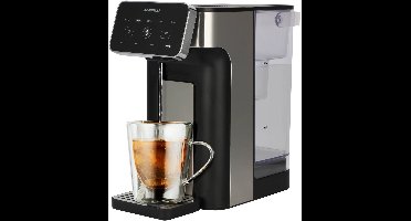 Inventum HWD725B Heetwaterdispenser - Inhoud 2 liter - 45°C tot 100°C - Touch Display - BPA vrij - Waterkoker - Heetwatertap - Antikalkfilter - 2600 watt - Zwart/RVS