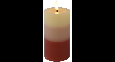LED kaars vlamefffect Verloop 11cm terra