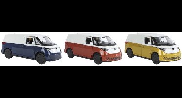 Welly Volkswagen ID Buzz Cargo verkoop per stuk die cast pull back motor 11,5 cm speelgoed auto