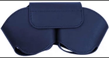 Accessoires voor hoesjes - Koptelefoonhoesje - Leren hoesje - Kras- en stofbestendige, draagbare reishoes - Stofbestendige reistas - Opbergtas voor koptelefoon - Compatibel met Apple Airpods Max Smart Case - Donkerblauw