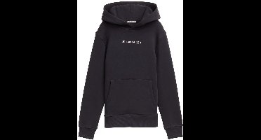 Tom Tailor - Hoodie-sweatshirt met logoprint - Maat 128 - coal grey