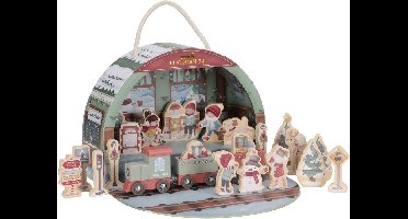 Little Dutch Advent kalender treinbaan FSC