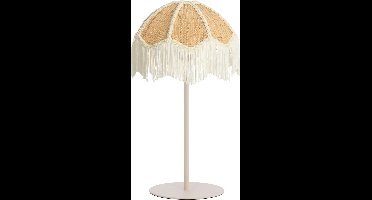 Light & Living Tafellamp Renato/Sulina - Zand/Naturel - Ø35x52cm - Modern