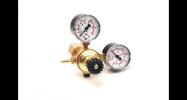 Reduceertoestel inclusief dubbele manometer Belgische Aansluiting