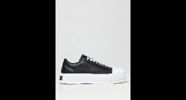 Platform Leather Sneakers - Black 1