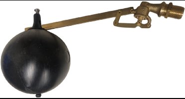 Deltaline Messing vlotterkraan 3/4" met vlotter Bal 150 mm