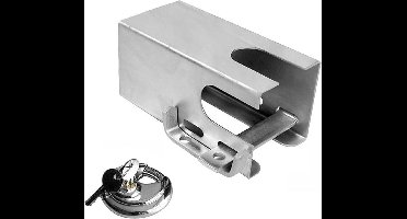 ProPlus Koppelingsslot - Disselslot - 110 x 110 mm - Ø 70 mm Discusslot - Verzinkt Staal