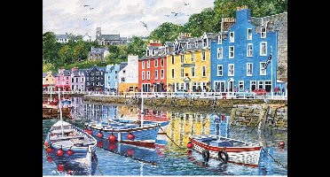 Gibsons legpuzzel - 1000 stukjes - vissershaven - kleurrijke puzzel.