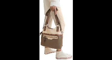 Tom Tailor TTJULE L Shopper met kleurblokjes