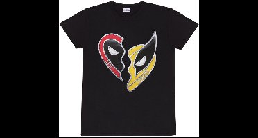 Deadpool Deadpool And Wolverine - Best Friends Heren T-shirt - zwart - XL