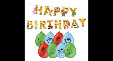 Versiering pakket BOERDERIJ kinder verjaardag.